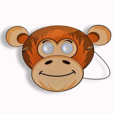 Gesichtsmaske - Schimpansenmaske