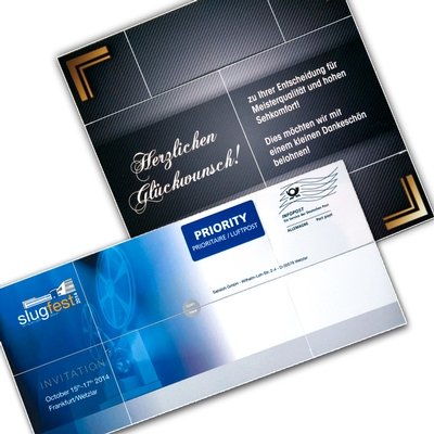 Endlosfaltkarte Mailing 