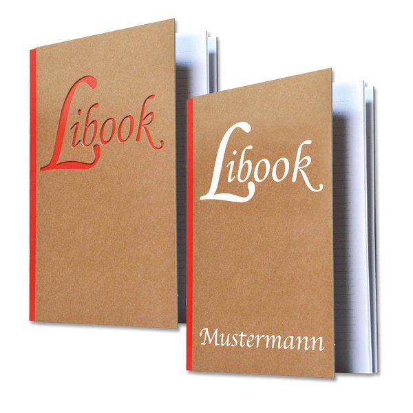 Libook - Notizbuch aus Braunpappe