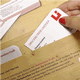 Kreditkarten-Mailing mit Einsteckschlitzen