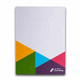 Einladungskarte mit Farbschnitt/Multiloft und Prägung