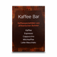 Karte Kaffee Bar Jubiläum