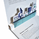 DIN A5 QUER 3D Pop-up Karte Biotech Germany